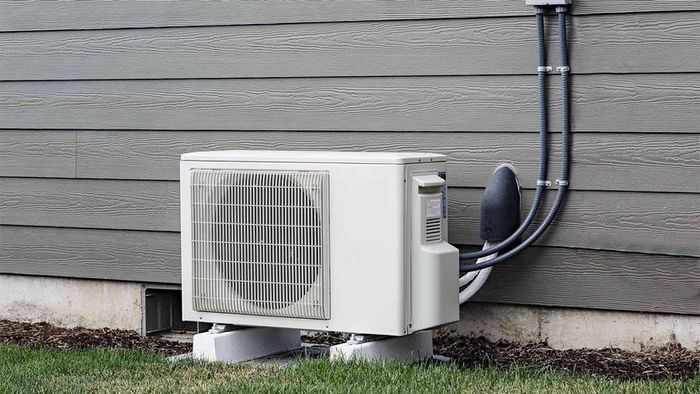 A mini-split heat pump