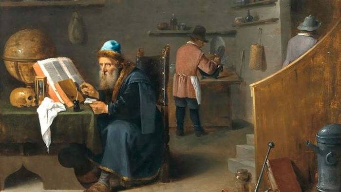 ‘The Alchemist in His Workshop,’ painted by David Teniers the Younger in the 17th century.