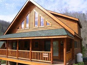 Log Cabin in the Tennessee Mountains