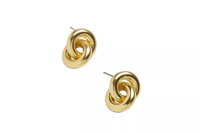 Madewell Hoop Chain Drop Earrings
