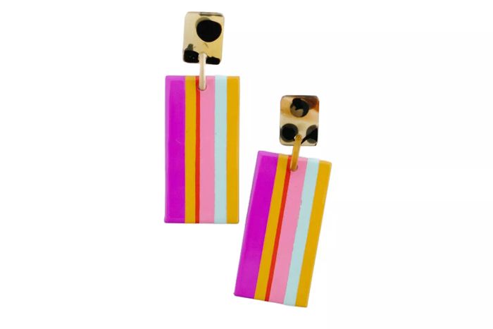 Rocksbox Magenta Rainbow Cabana Earrings