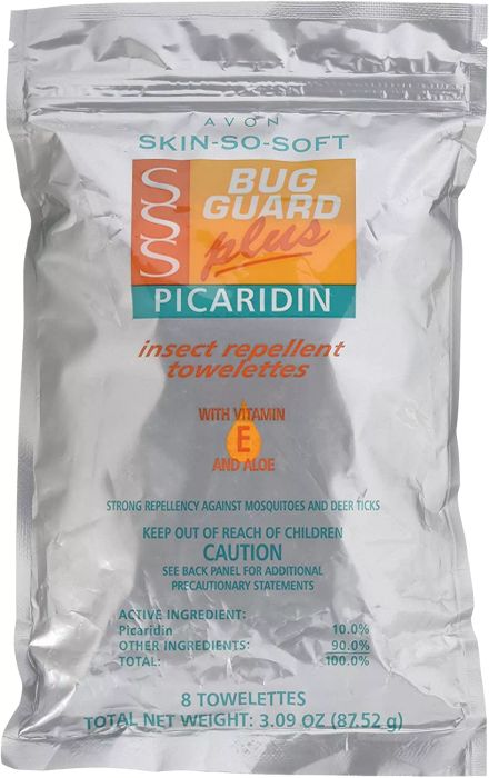 Skin So Soft Bug Guard + Picaridin Towelettes 8's (Basic)