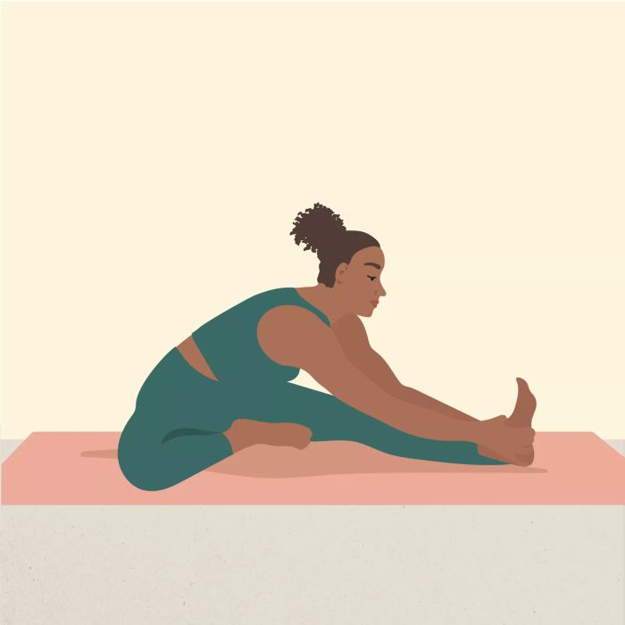 Yoga for Stress Relief: One-Legged Seated Forward Fold