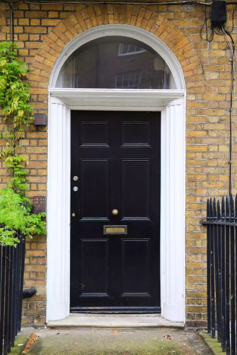 Doors in the traditional English style.