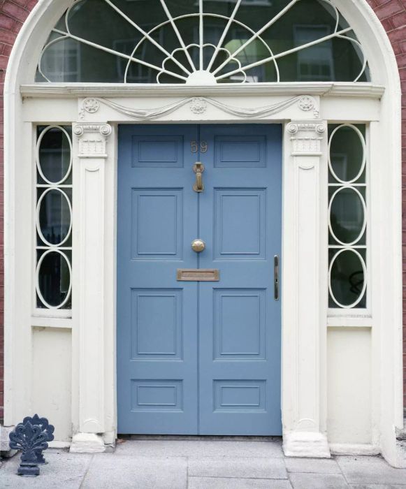 Blue door