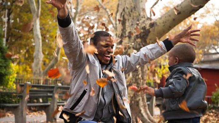 For some, the excitement of jumping into piles of leaves is hard to resist.