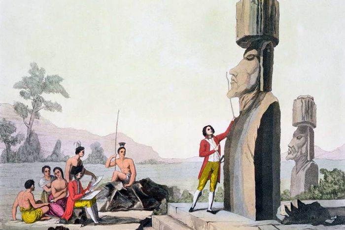 18th Century Statues on Easter Island