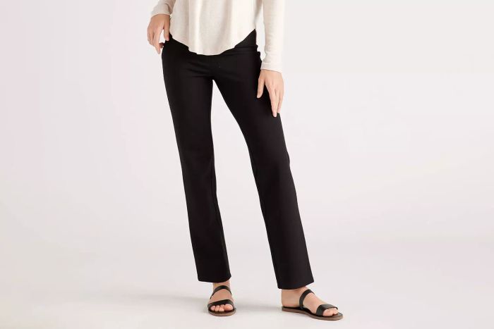 Quince Ultra-Stretch Ponte Bootcut Pant