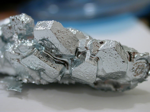 Shiny metal