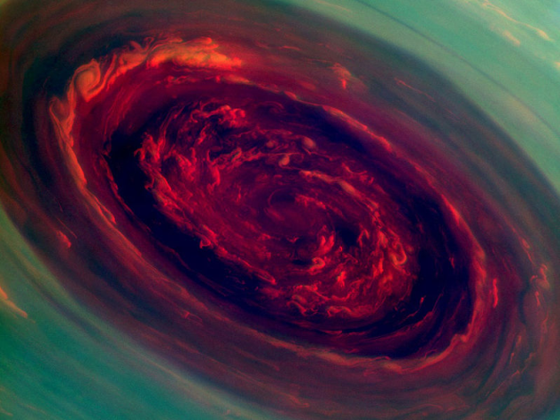 Saturn's North Pole Vortex