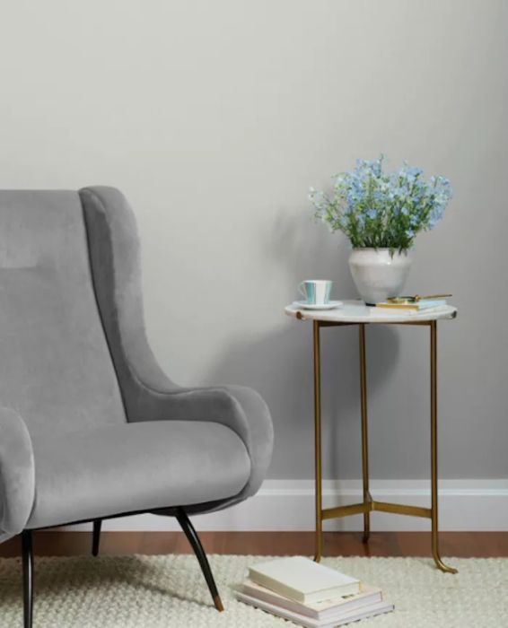 Clare's Soft Light Gray Paint Color