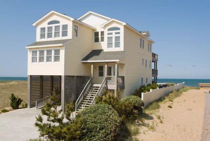 Beach house exterior