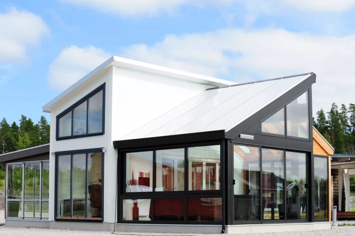 Scandinavian style house exterior