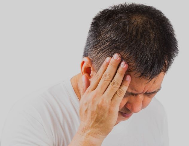 Pained Asian Man
