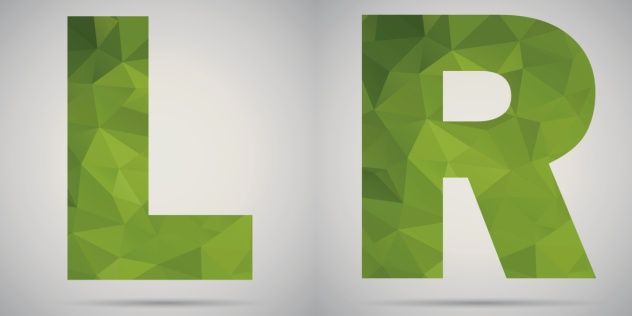 L R