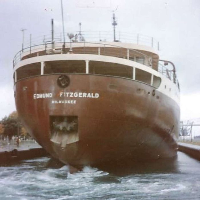 Stern view of the S.S. ‘Edmund Fitzgerald’