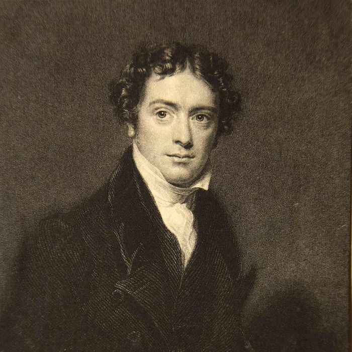 A depiction of Sir Michael Faraday