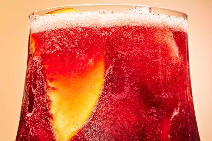 Red Wine Spritz Drink
