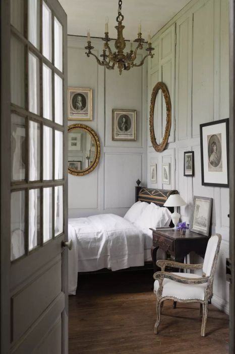 Bedroom in a French villa