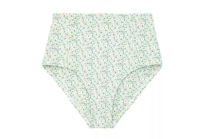 Minnow Women's Sea Marsh Floral High-Waisted Bikini Bottom