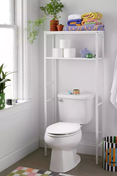over-toilet bathroom storage