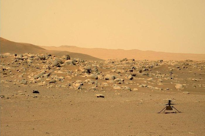 NASA's Ingenuity Mars Helicopter on Mars in 2021