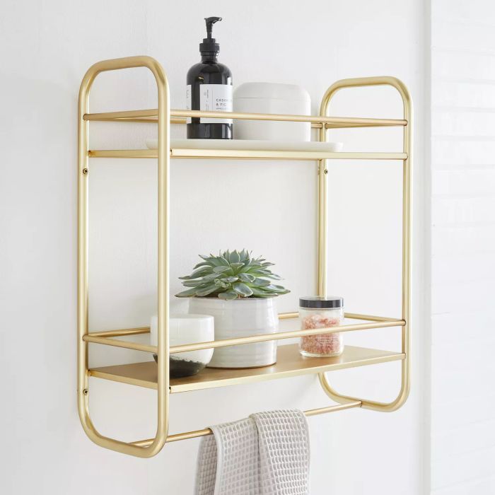 bathroom shelving unit
