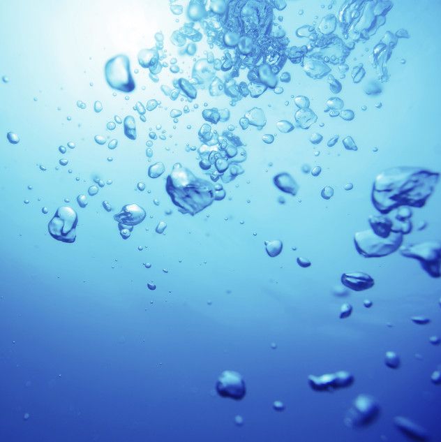 Oxygen bubbles