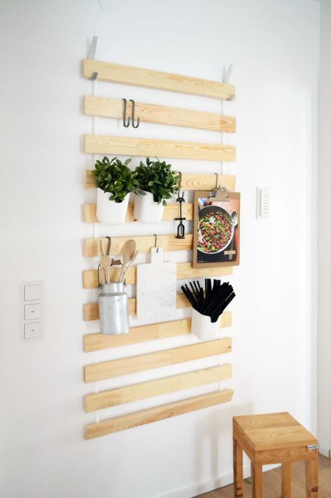 slatted wall display