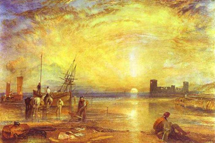 Flint Castle painting by J.M.W. Turner
