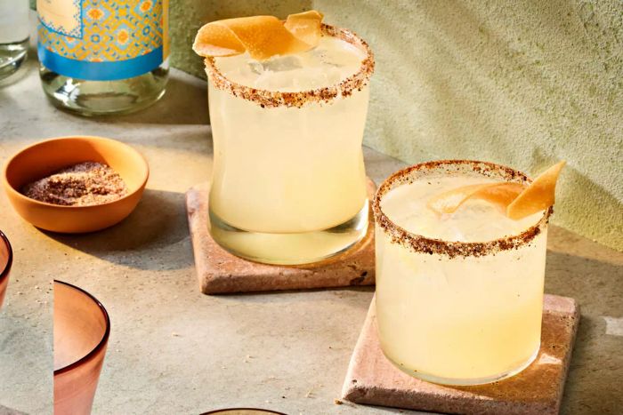 A Paloma made with fresh grapefruit juice