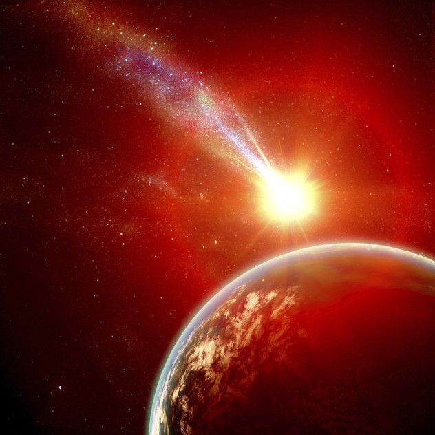 Asteroid heading toward Earth