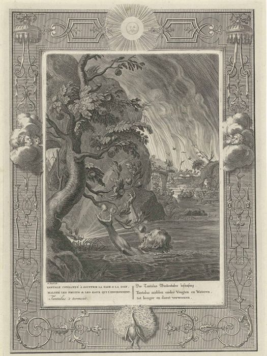 'The Torment of Tantalus' by Bernard Picart, 1733