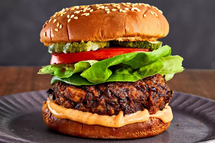 Mushroom and Black Bean Patties