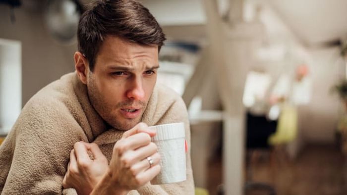 This person has never received a vaccine for the common cold and is perhaps making more of it than necessary.