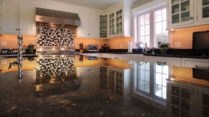 Granite kitchen surface
