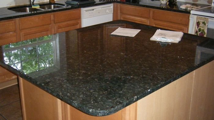 granite kitchen surface