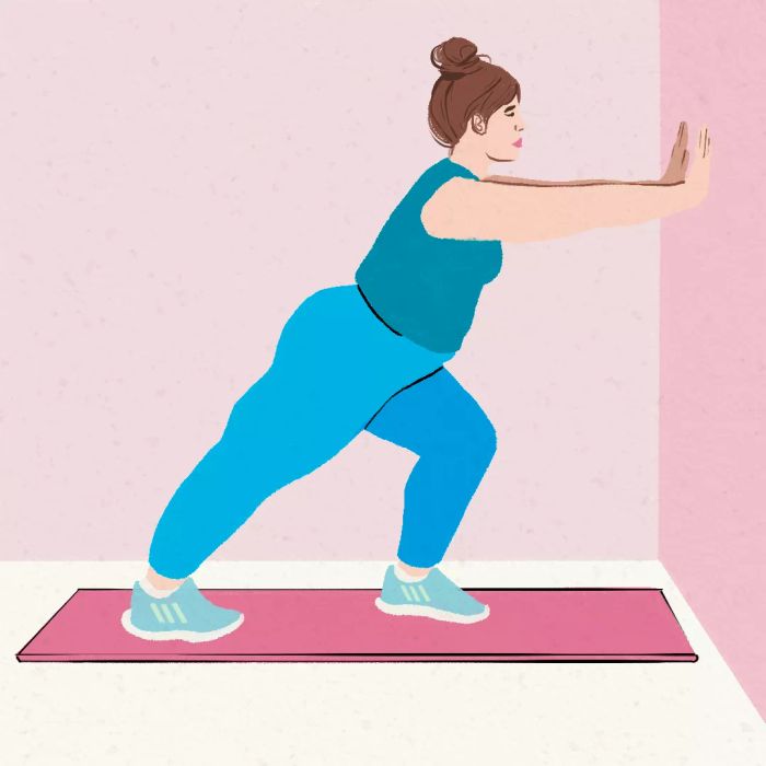 Simple Foot and Toe Stretches: Standing Calf Stretch