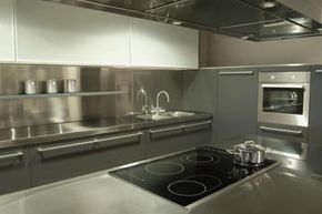 stainless steel in the kitchen