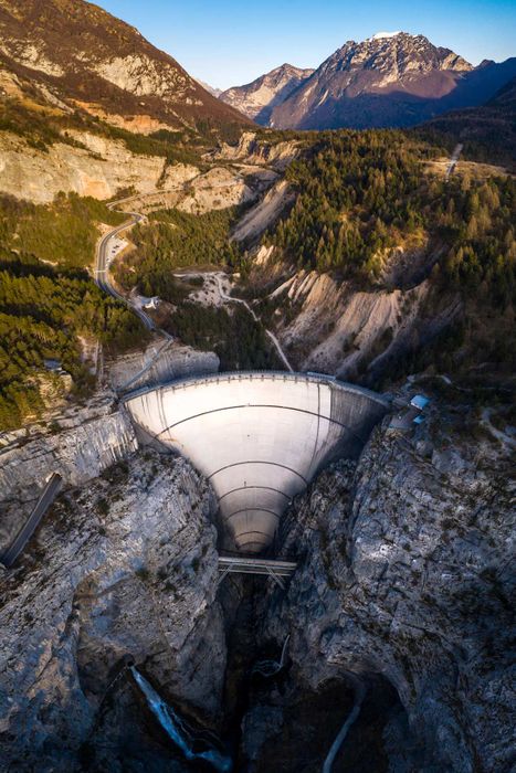 Vajont Dam in Italy