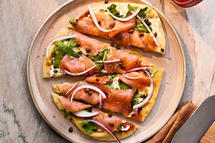 Smoked Salmon Flatbread: A Simple yet Flavorful Dish