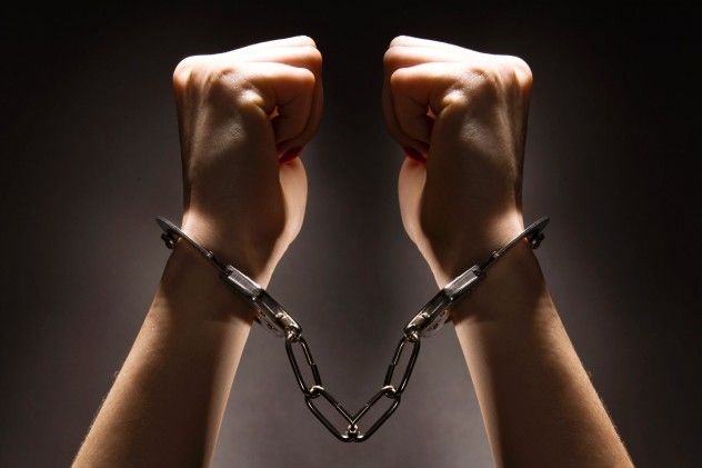 Woman in handcuffs-1419834