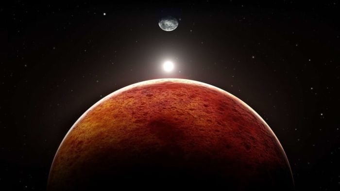 Take a pause from stargazing to witness the Moon as it swallows Mars on February 18.