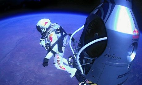 Felix Baumgartner's iconic jump.