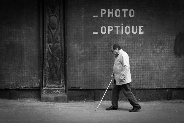 blind man