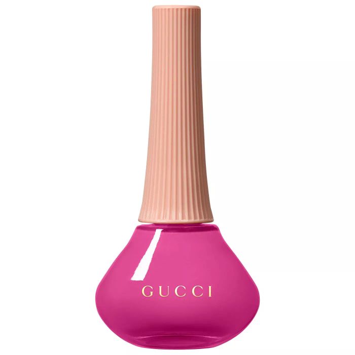 Gucci nail polish in bright pink
