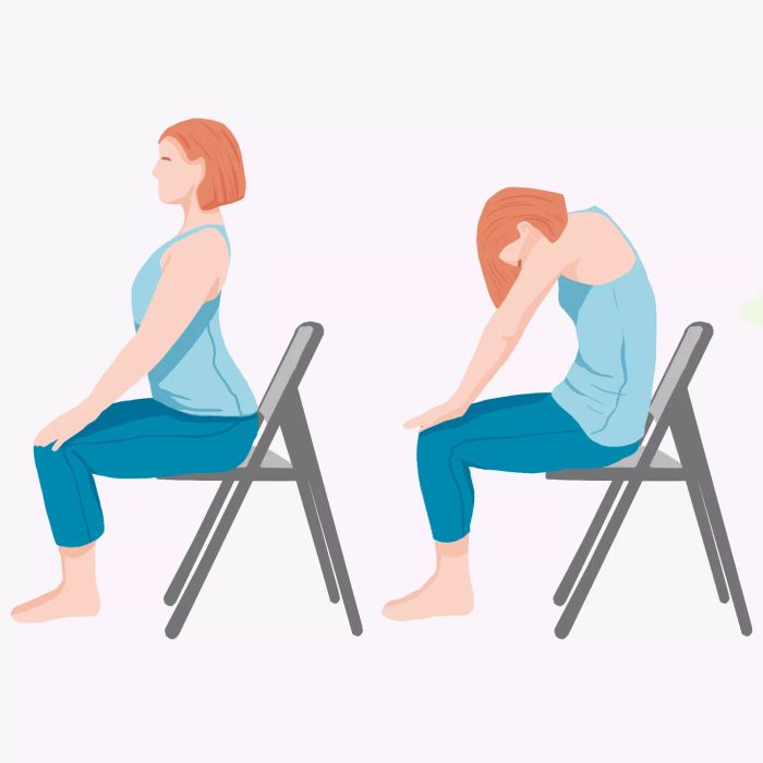 Chair Yoga: Cat/Cow Pose