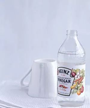 Heinz White Vinegar and a teacup