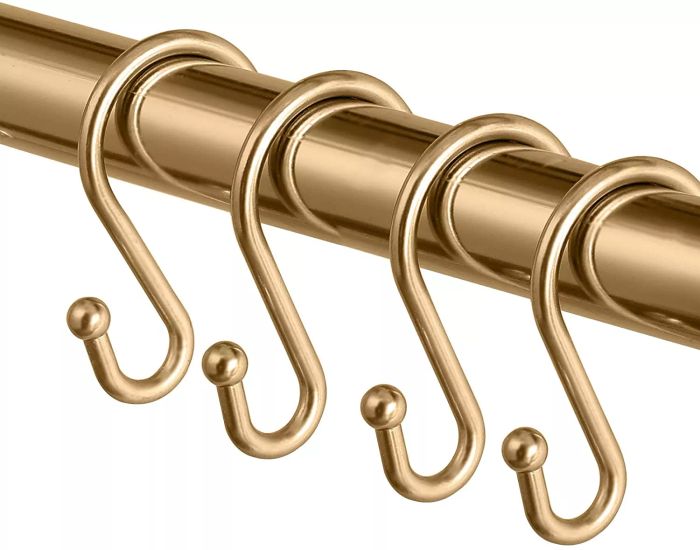Gold Shower Curtain Hooks