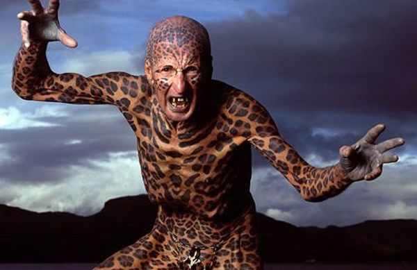 Top 10 Most Tattooed People In The World Tom Leppard The Leopard Man